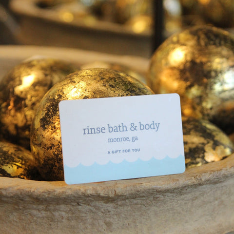 Gift Cards | Rinse Bath & Body