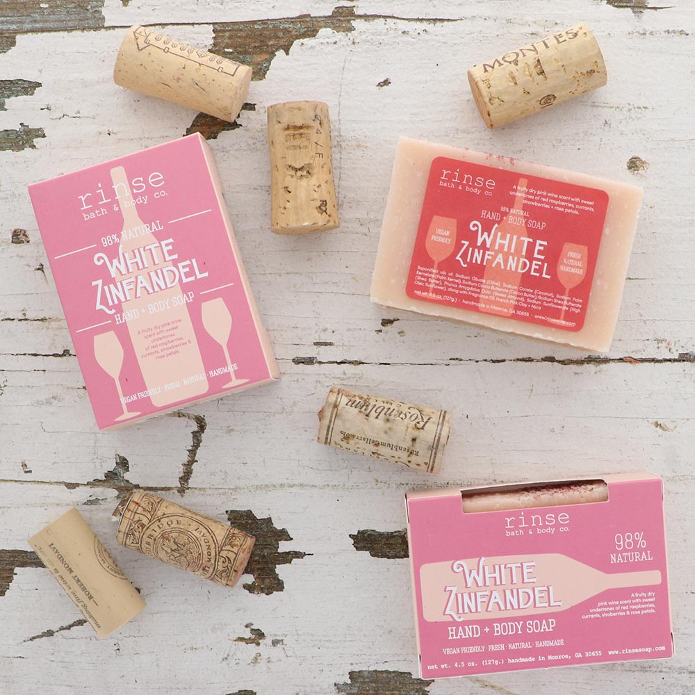 White Zinfandel Wine Soap — lifestyle