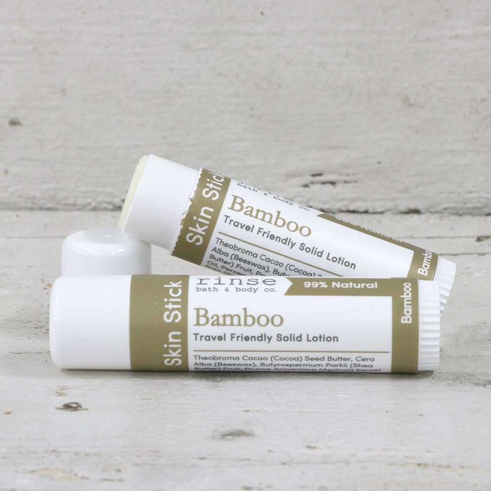 Bamboo Solid Lotion | Skin Stick | Portable Unisex | Rinse