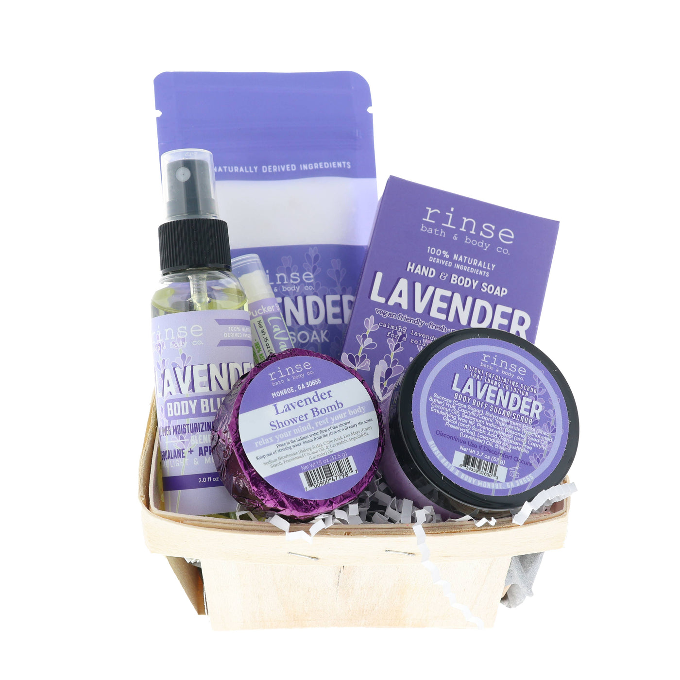 Lavender Relaxation Gift Set | Mother's Day Bundle | Gift for Mom | Rinse