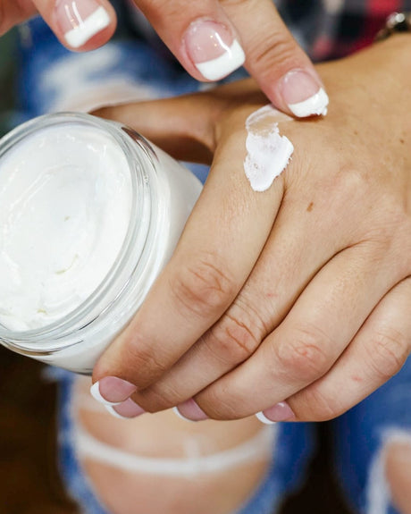 Unicorn Magic natural body lotion from Rinse - shea butter enriched - detail view