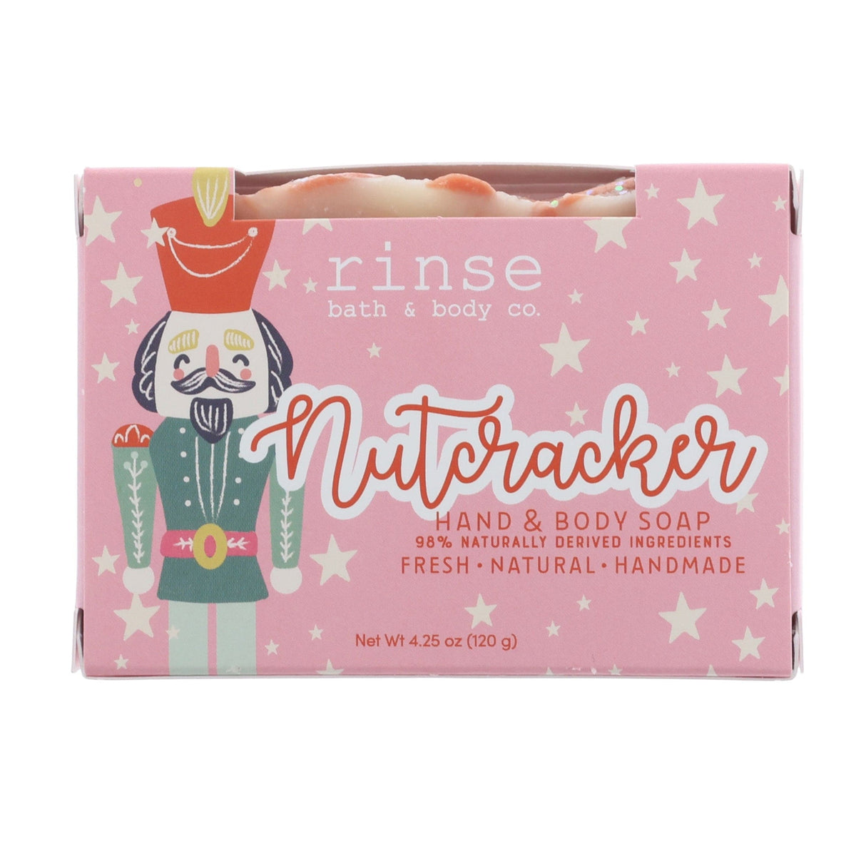 Nutcracker Soap from Rinse - paraben-free since 2003