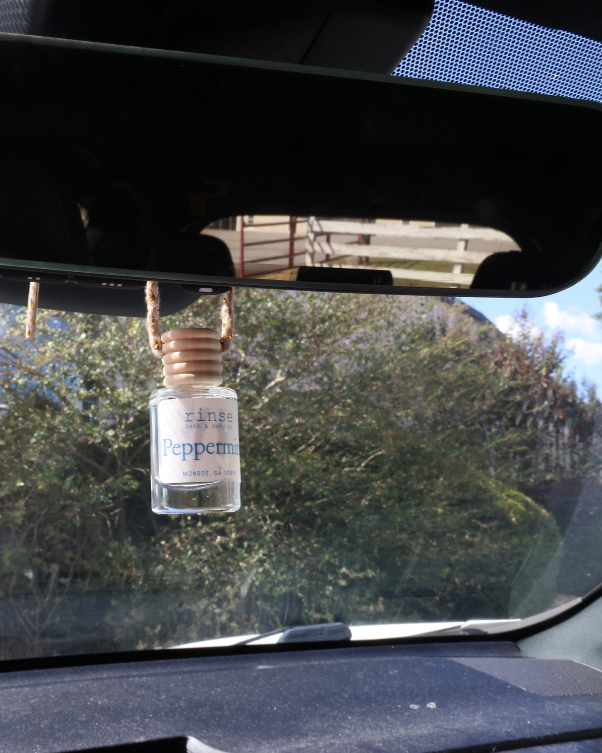 Essential Oil Car Diffuser Peppermint | Energizing Aromatherapy | Rinse