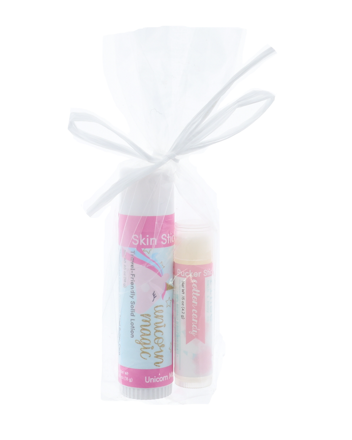 Unicorn Magic Gift Set | Solid Lotion + Lip Balm | Skin Stick & Pucker Stick | Rinse