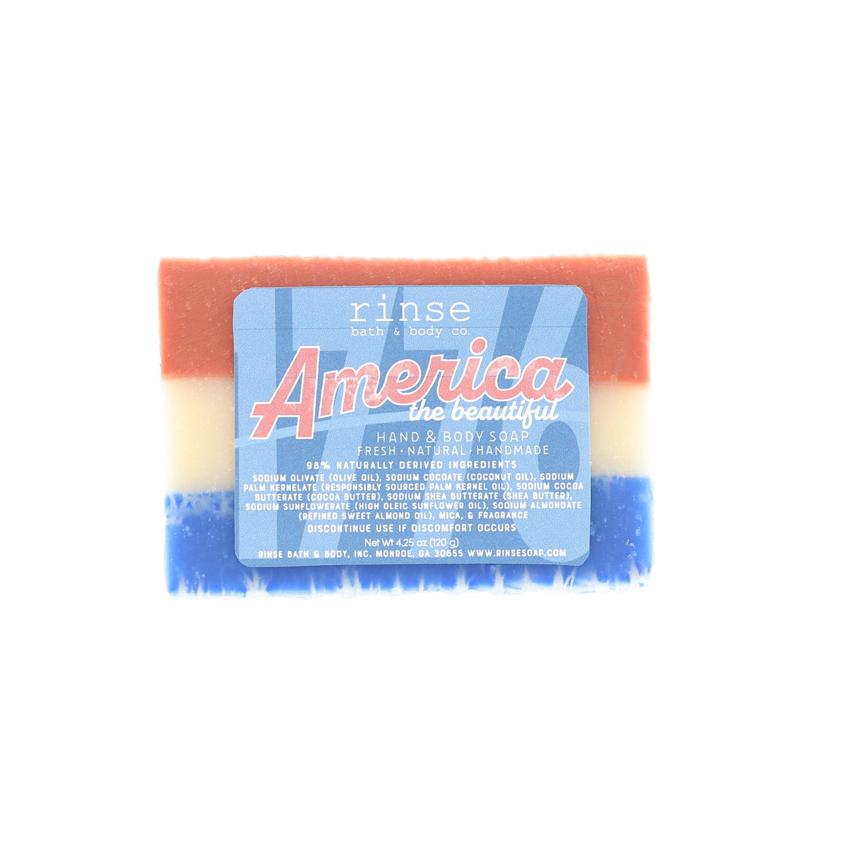 America the Beautiful Soap | Natural Bar Soap | Rinse
