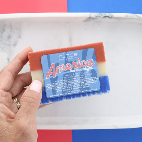 America the Beautiful Soap | Natural Bar Soap | Rinse