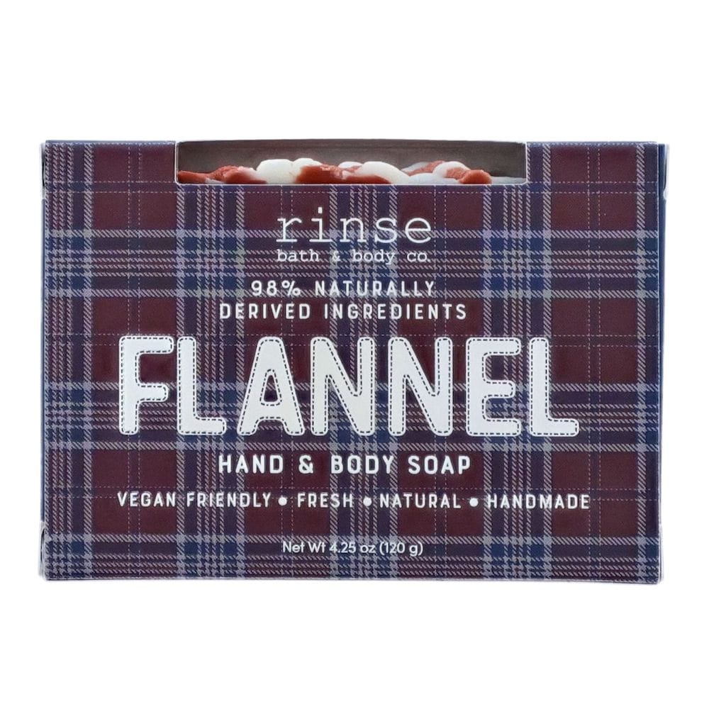 Flannel boxed bar soap — 6 included in the Cozy Fall Scent Wall
