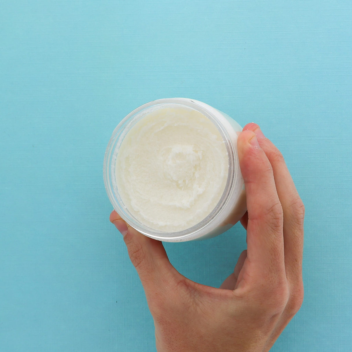 natural sugar scrub in Almond Honey by Rinse Bath & Body - alternate angle