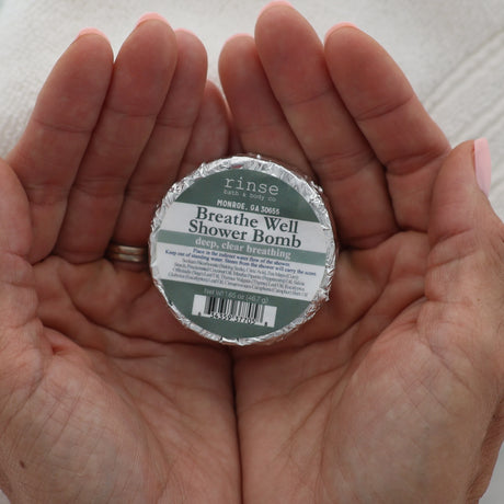 Breathe Well Shower Bomb | Spa Experience | Rinse