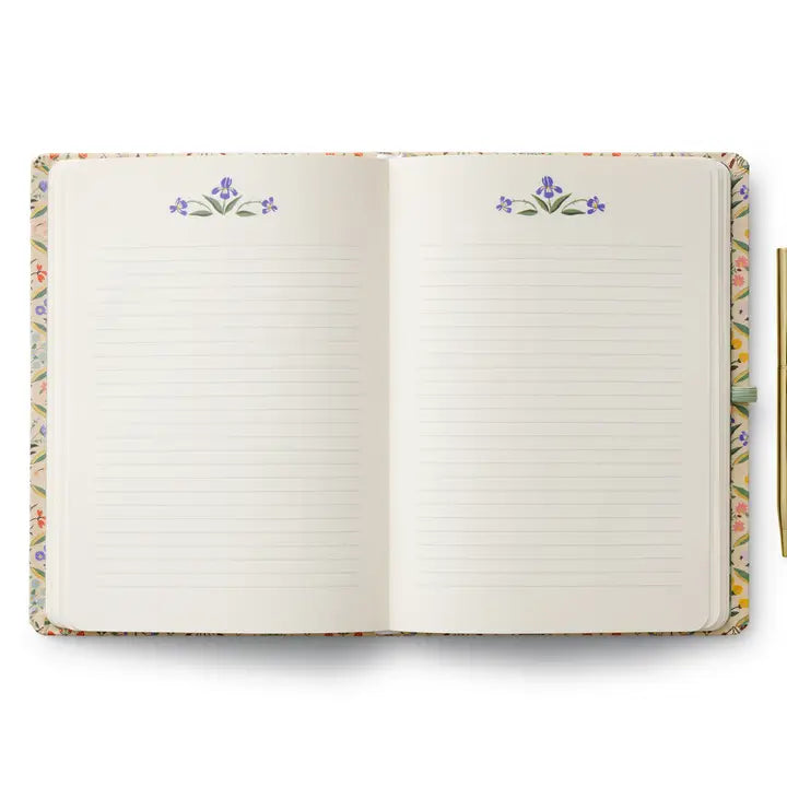 Rinse Estee Journal with Pen - handmade natural product - alternate angle