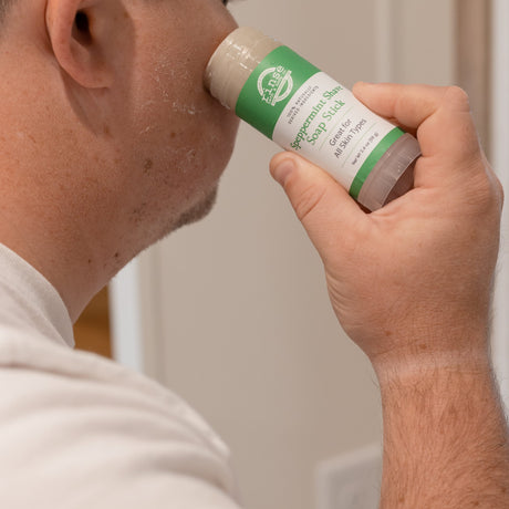 Handmade Spearmint natural bath & body product - naturally derived - lifestyle shot