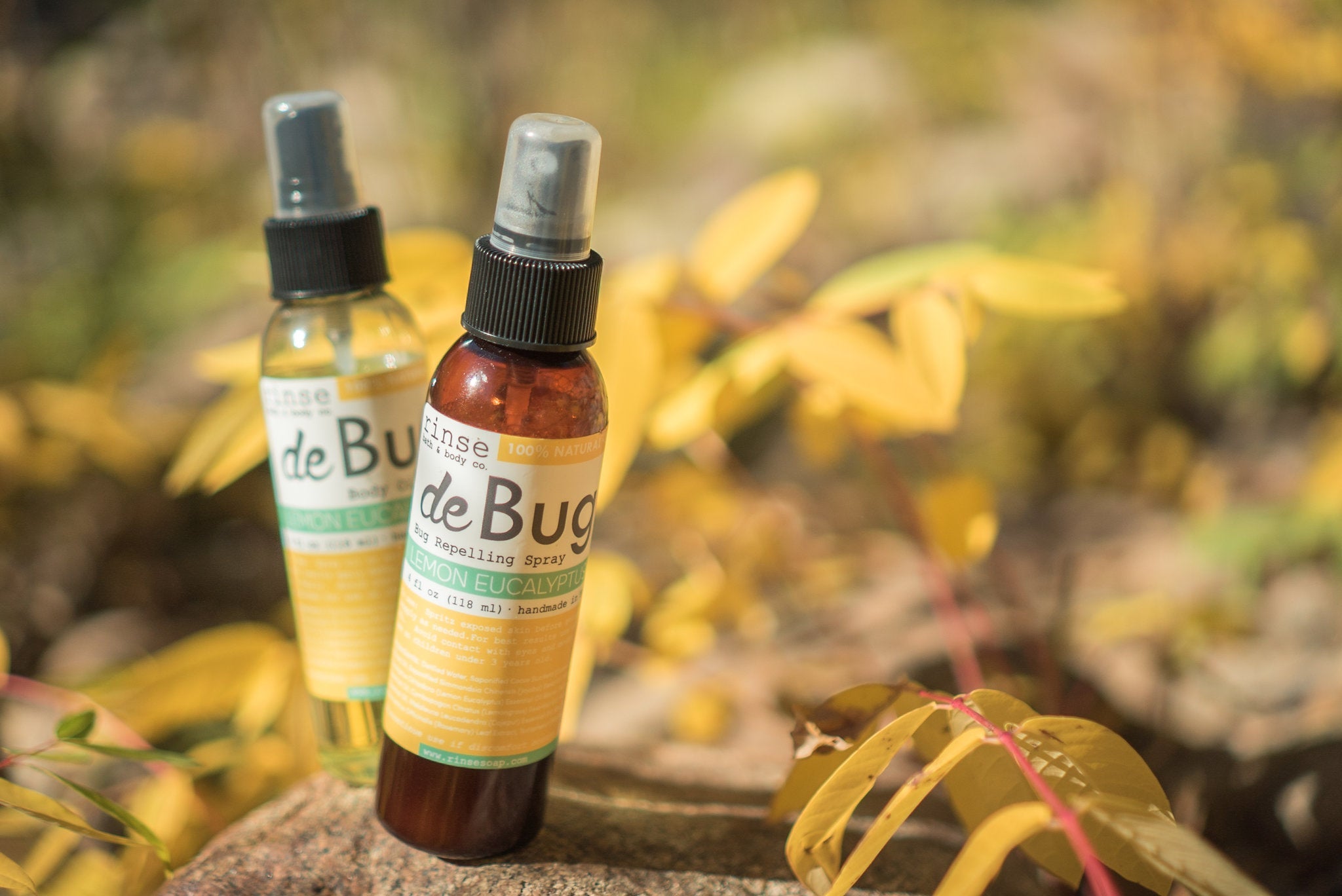 DeBug oil & spray in use on the trail