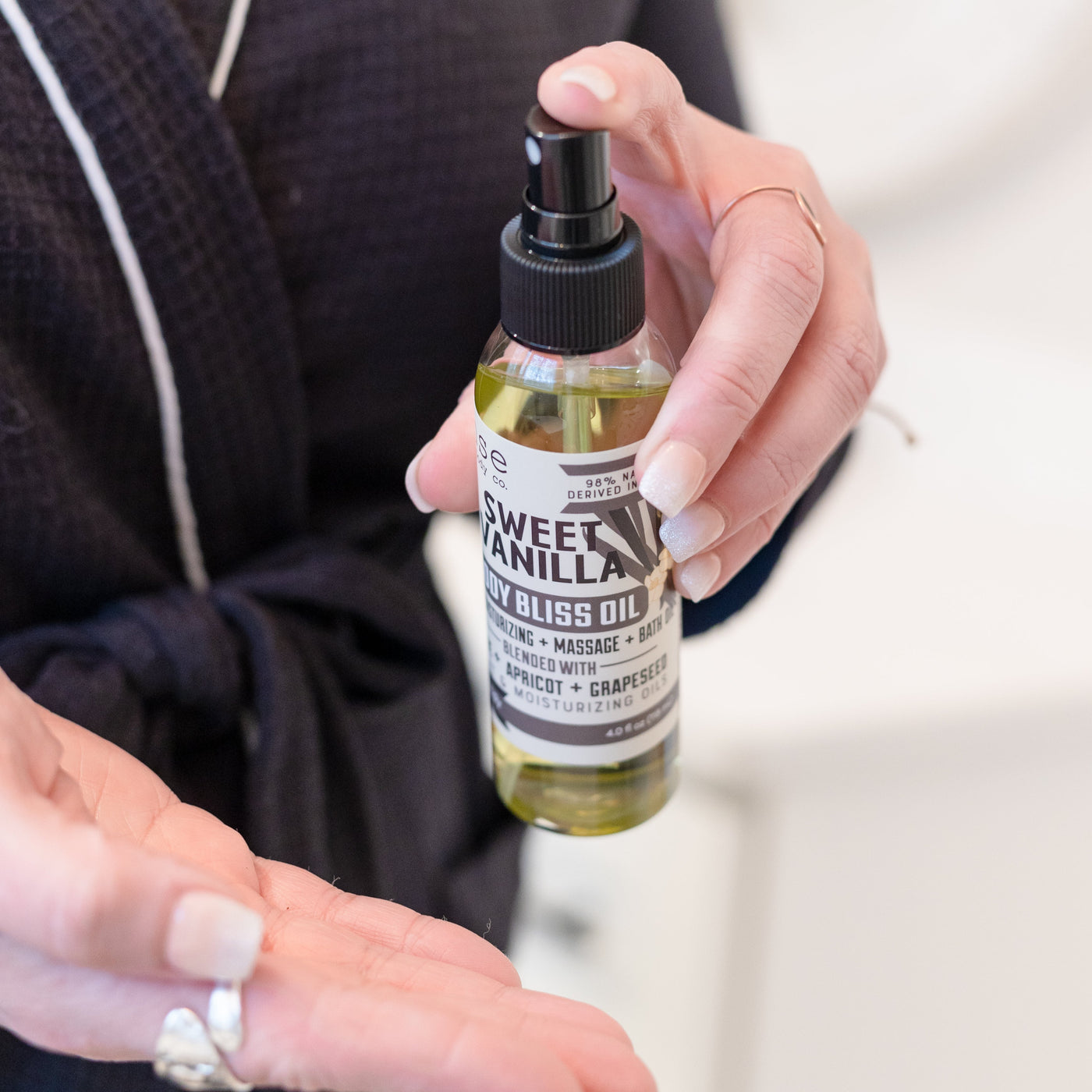 natural bath & body product in Sweet Vanilla by Rinse Bath & Body - alternate angle