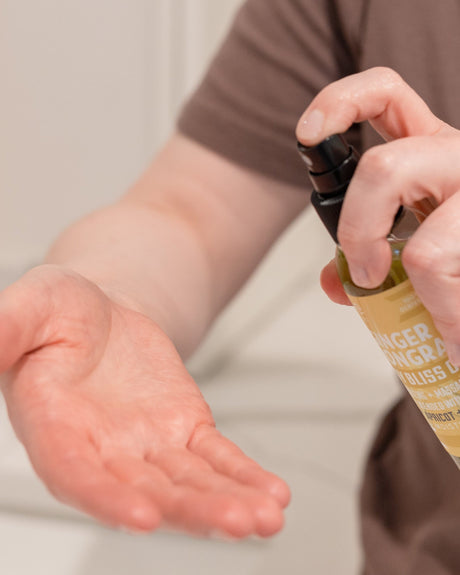 Ginger Lemongrass Body Bliss oil by Rinse Bath & Body