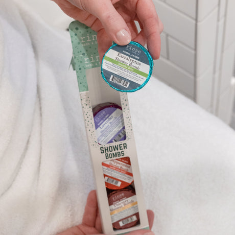 Natural aromatherapy shower steamer | Bulk 60 Pack | Rinse Bath & Body Co. - alternate angle