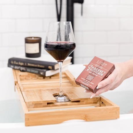 Cabernet Sauvignon handmade natural bar soap from Rinse - paraben-free since 2003 - alternate angle