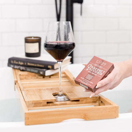 Cabernet Sauvignon handmade natural bar soap from Rinse - paraben-free since 2003 - alternate angle