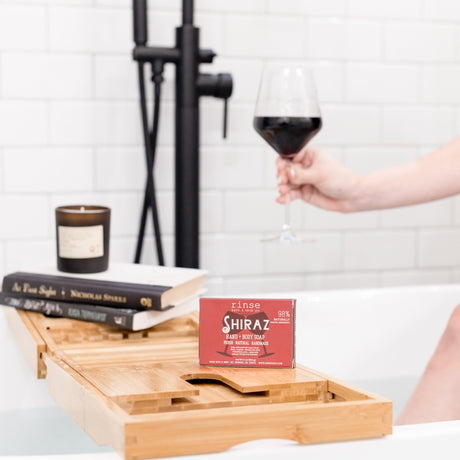 handmade natural bar soap in Shiraz by Rinse Bath & Body - alternate angle