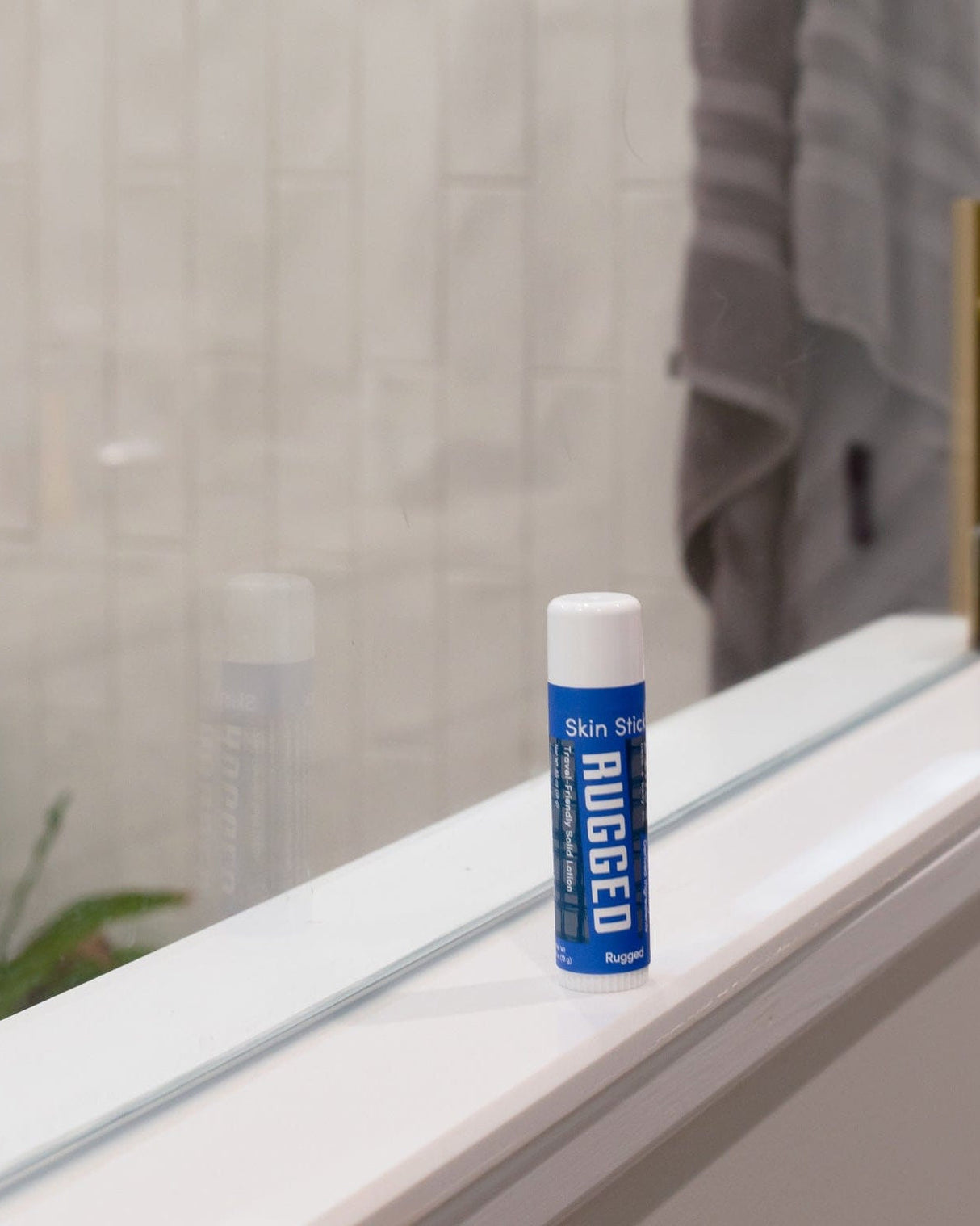 Handmade Rugged solid lotion stick - naturally derived - lifestyle shot