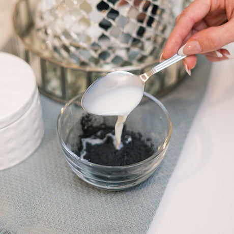 natural face mask in Charclay by Rinse Bath & Body - lifestyle shot