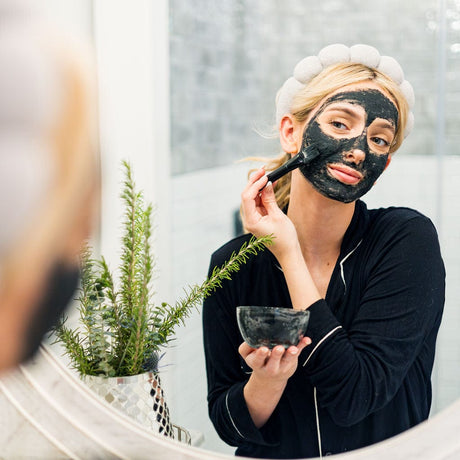 Natural natural face mask | Charclay | Rinse Bath & Body Co. - alternate angle