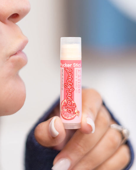 Pomegranate Pucker & Skin Stick Bundle — in-use