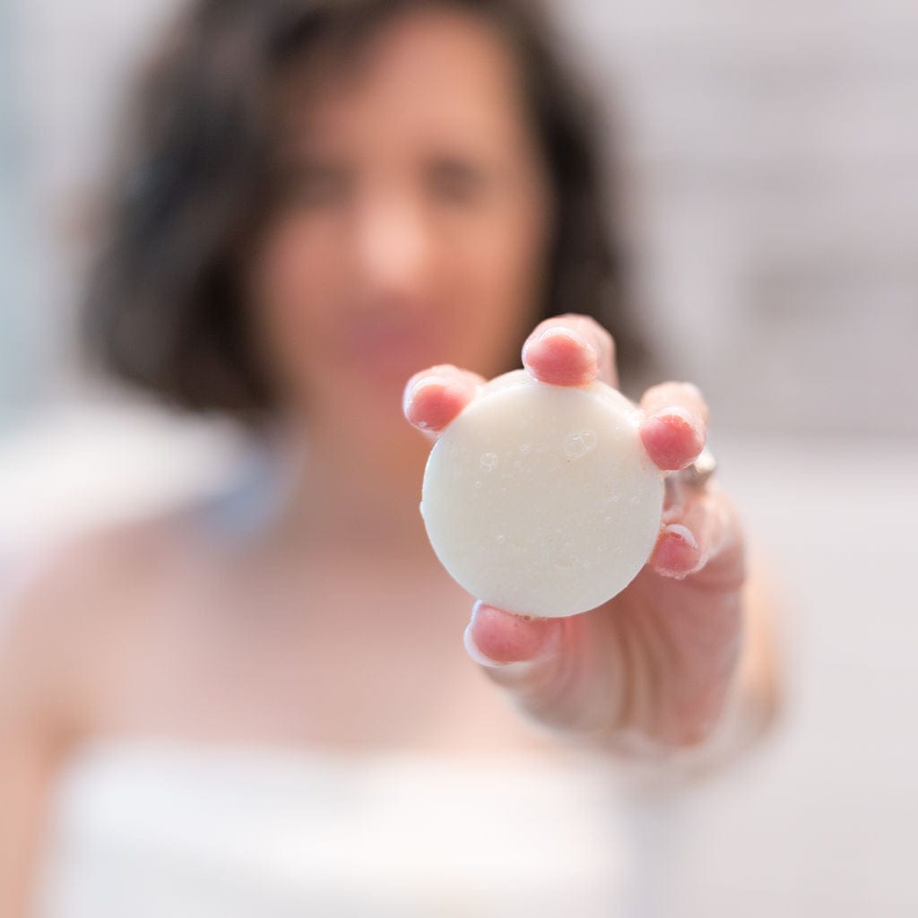 natural conditioner bar in Coffee Ginseng by Rinse Bath & Body - detail view