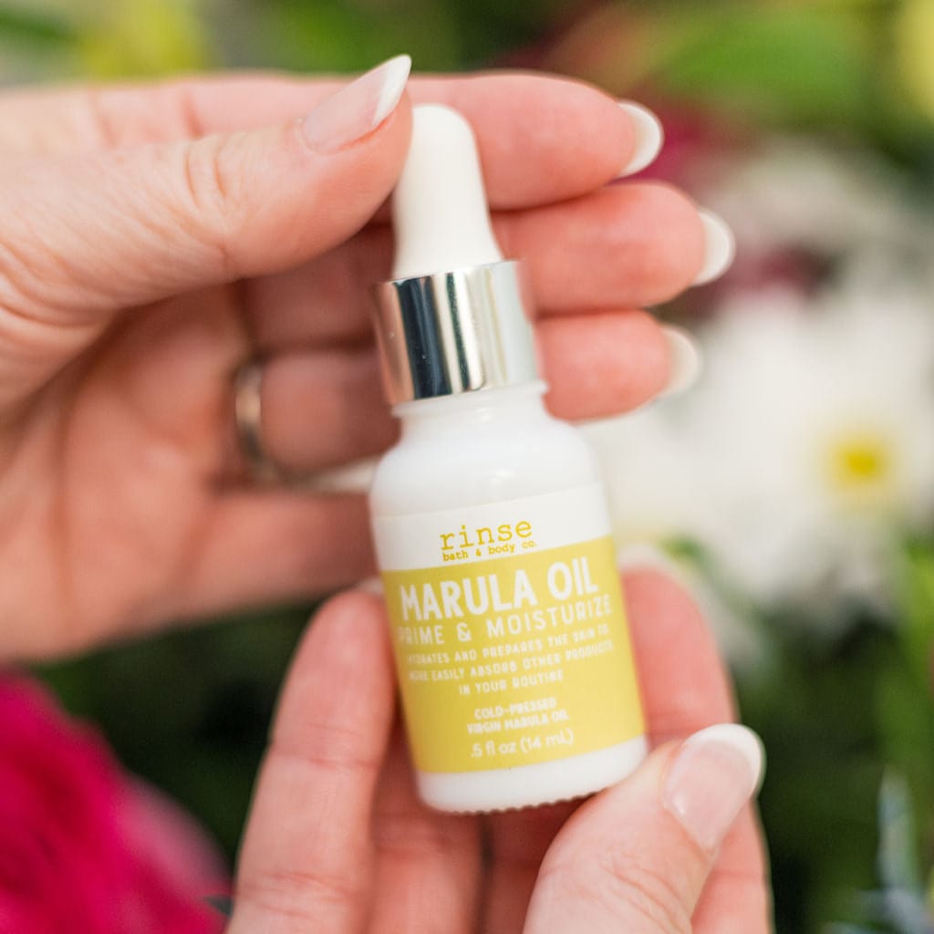 Rinse Marula natural facial oil serum - anti-aging hydration - alternate angle