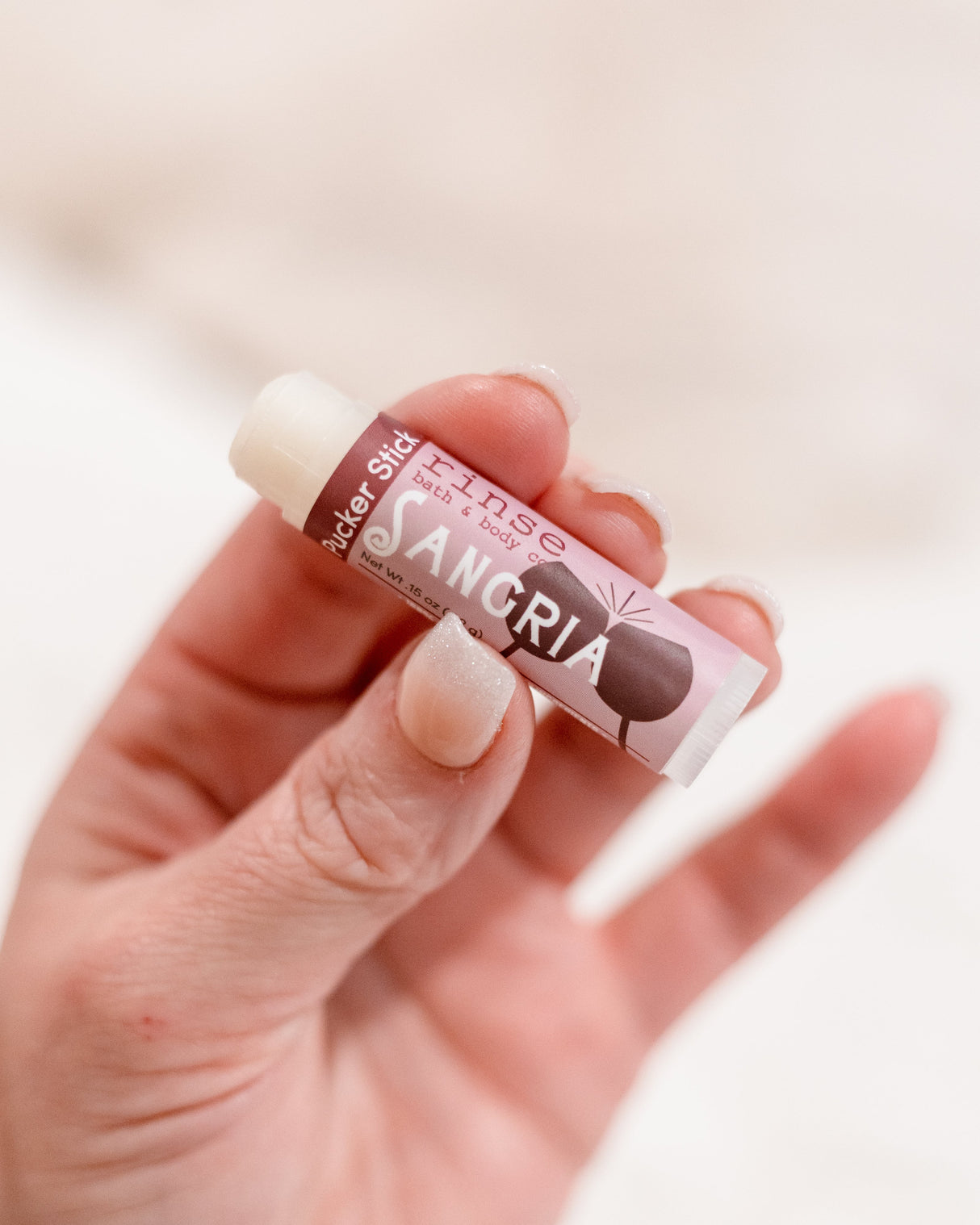 Cabernet Soap + Pucker Stick Box — lifestyle
