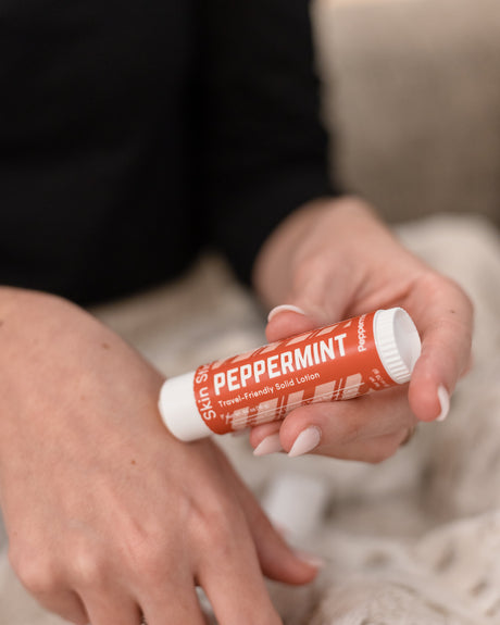 Peppermint Pucker & Skin Stick Bundle — in-use