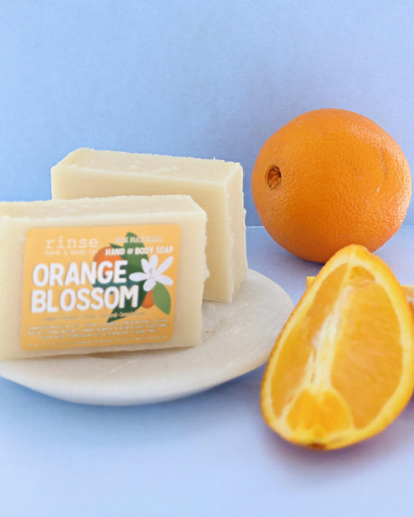 Handmade Orange Blossom Soap — lifestyle
