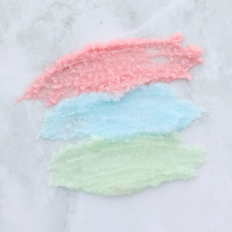 Handmade Gardenia natural sugar scrub - naturally derived - alternate angle