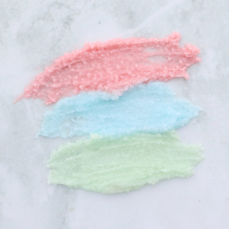 Handmade Gardenia natural sugar scrub - naturally derived - alternate angle