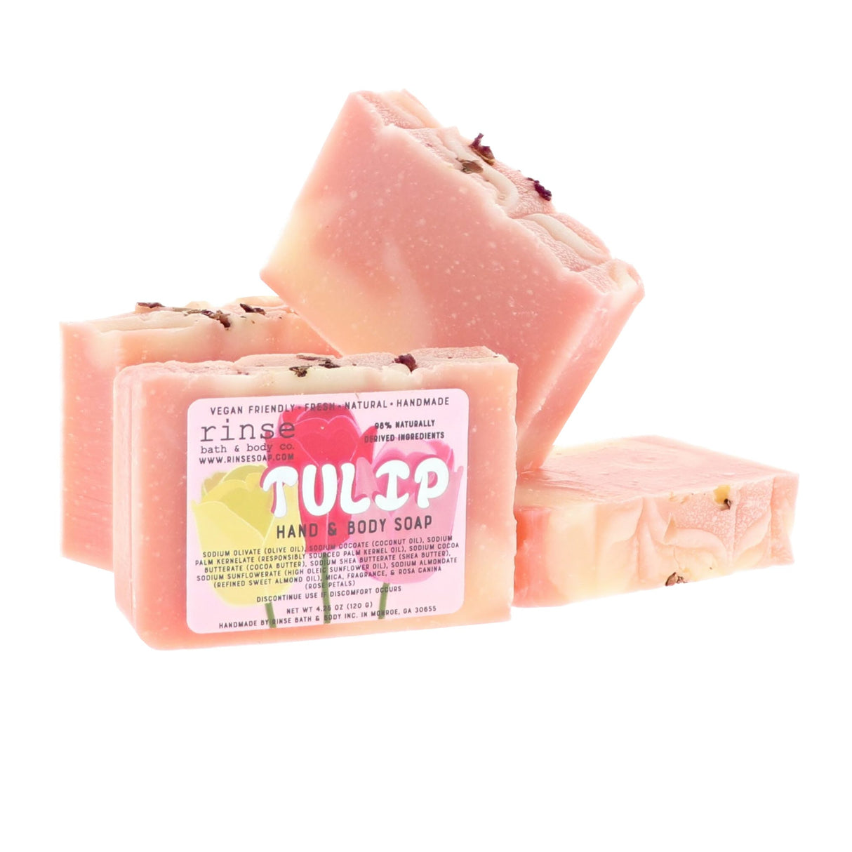 Handmade Tulip handmade natural bar soap - naturally derived