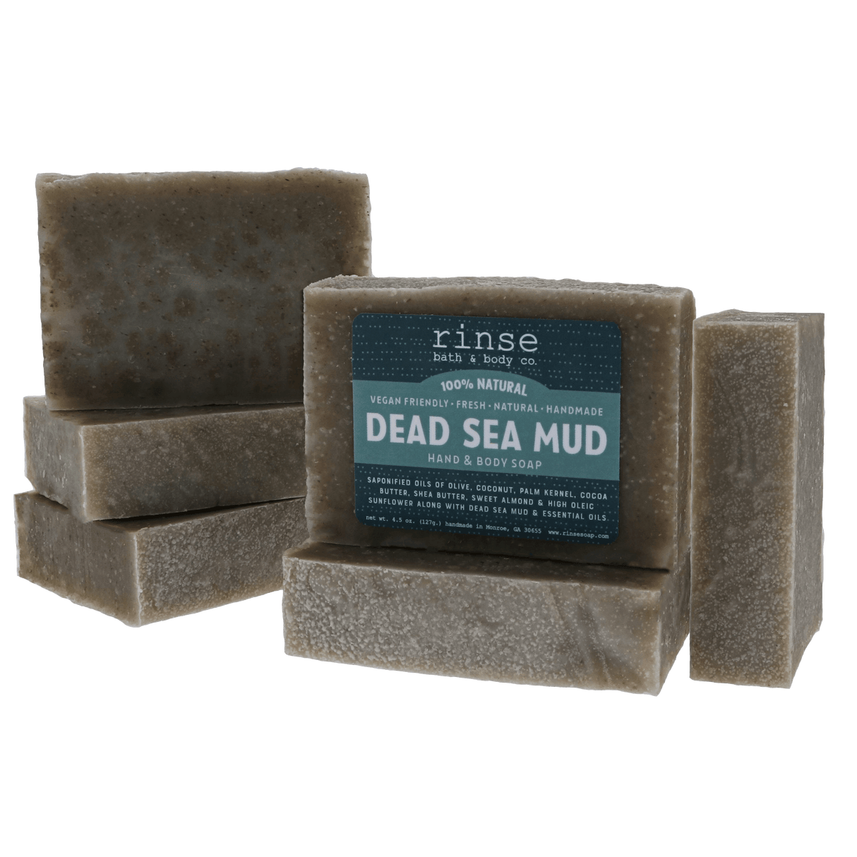 Handmade Dead Sea Mud Soap | Natural Bar Soap | Rinse