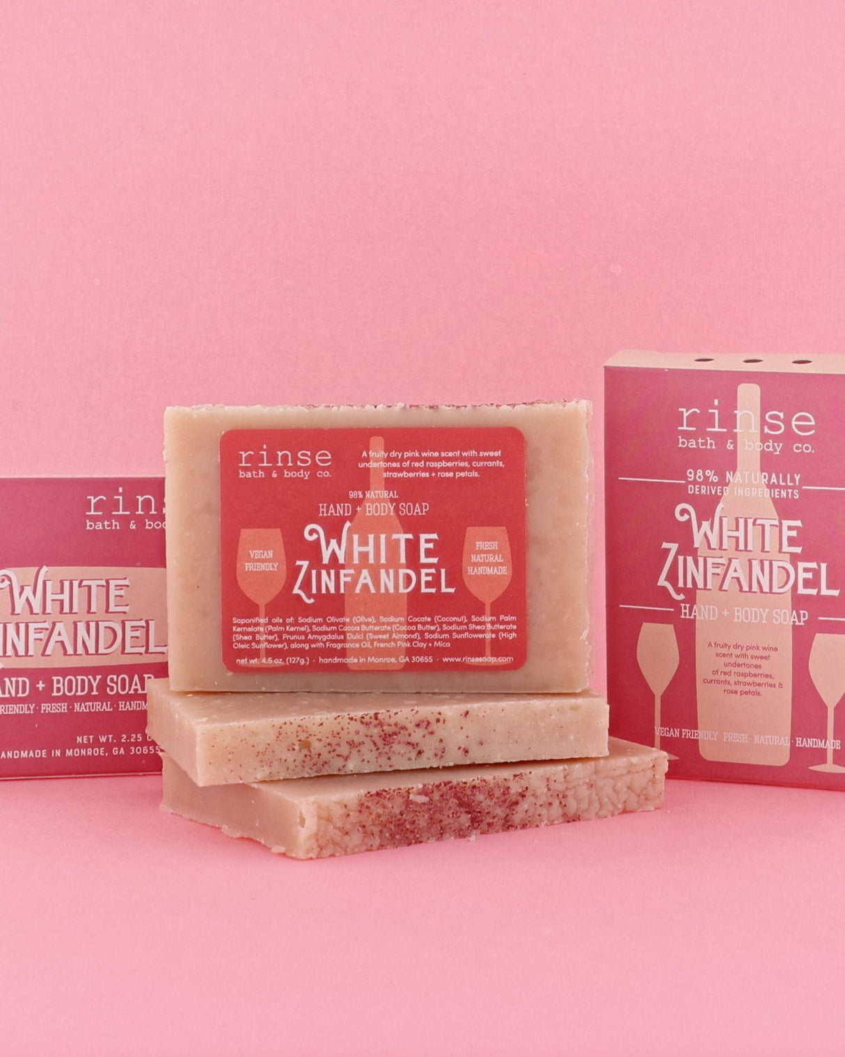 White Zinfandel Wine Soap — lifestyle