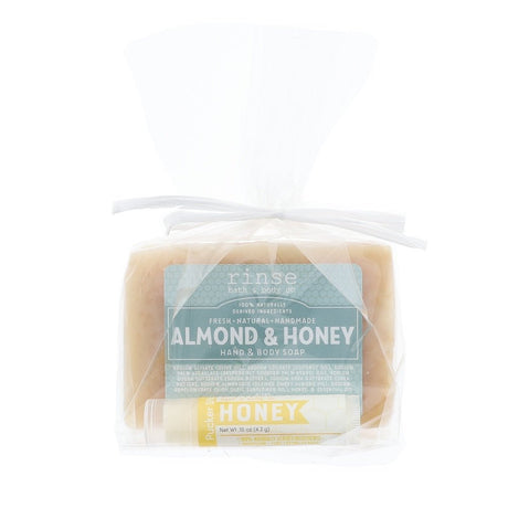 Natural natural bath and body gift set | Almond Honey | Rinse Bath & Body Co.