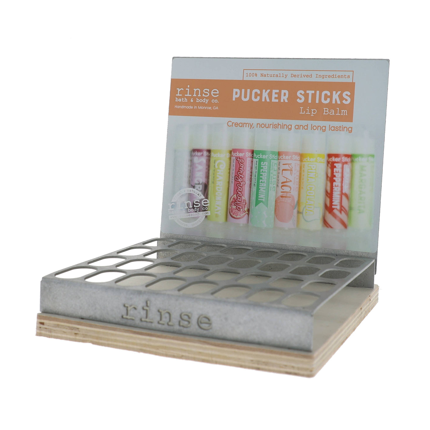 Lip Balm Display | 8 Scents | 64 Unit Capacity | Empty
