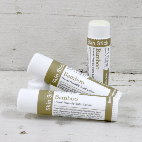 Rinse Bamboo solid lotion stick - mess-free hydration - alternate angle