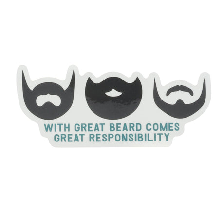 Handmade Beard Sticker - naturally derived