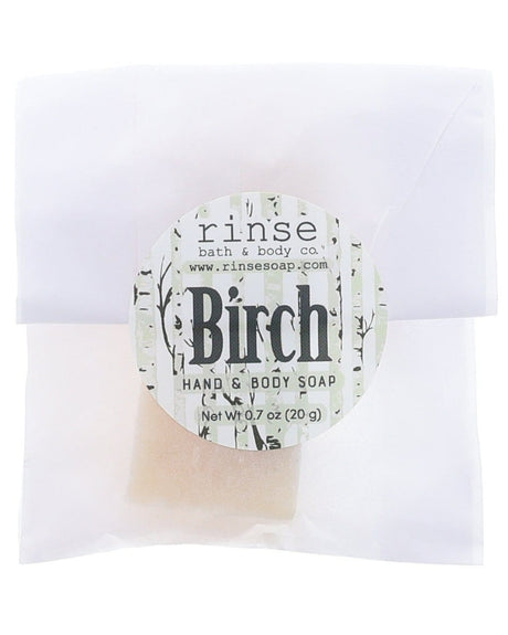 Birch Natural Bar Soap Slice — 4:5 product frame, Rinse Bath & Body Co.