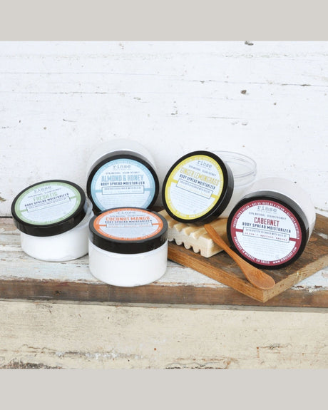 Build-your-own Body Spread four-pack jars on bright white