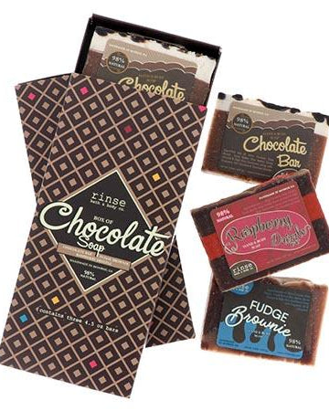 Natural handmade natural bar soap | Box of Chocolate Soaps | Rinse Bath & Body Co.