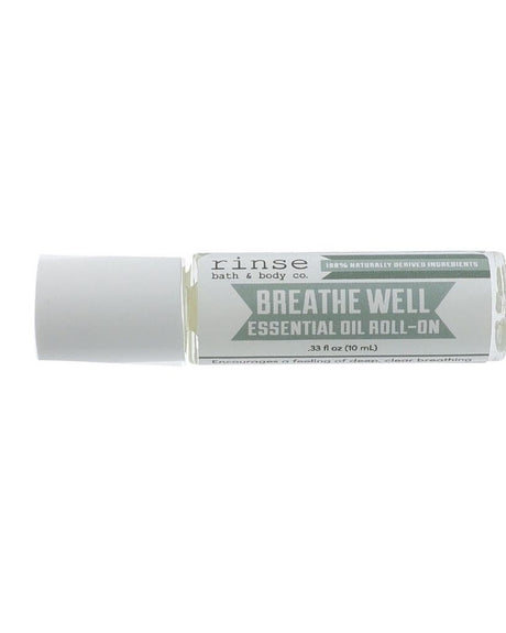 Breathe Well Essential Oil Roll-On — 4:5 product frame, Rinse Bath & Body Co.