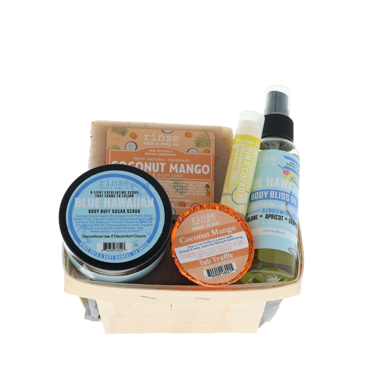 Mother's Day Tropical Gift Set | 5-Piece Beachy Bundle for Mom | Rinse