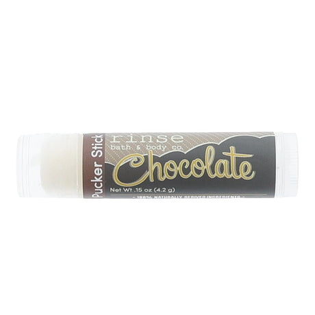 Rinse Chocolate natural lip balm - long-lasting moisture