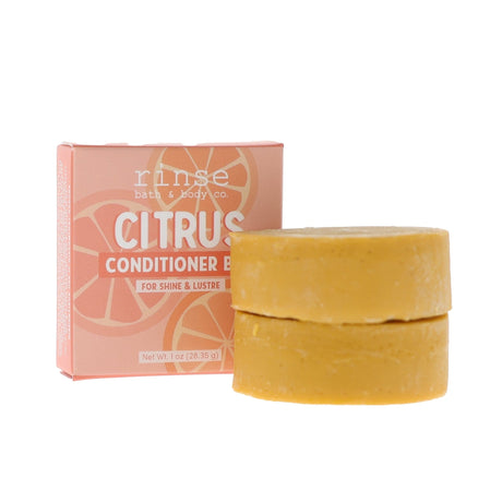 Handmade Citrus natural conditioner bar - naturally derived - alternate angle