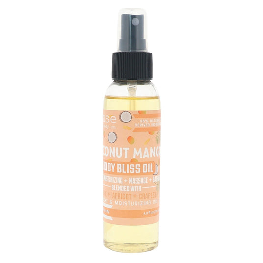 Rinse Coconut Mango natural body oil - lightweight moisture that absorbs fast