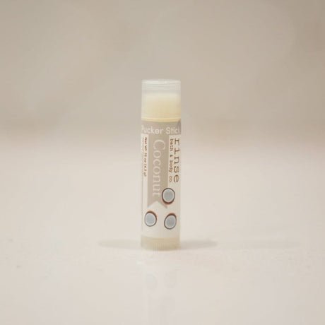 Natural natural lip balm | Coconut | Rinse Bath & Body Co. - detail view