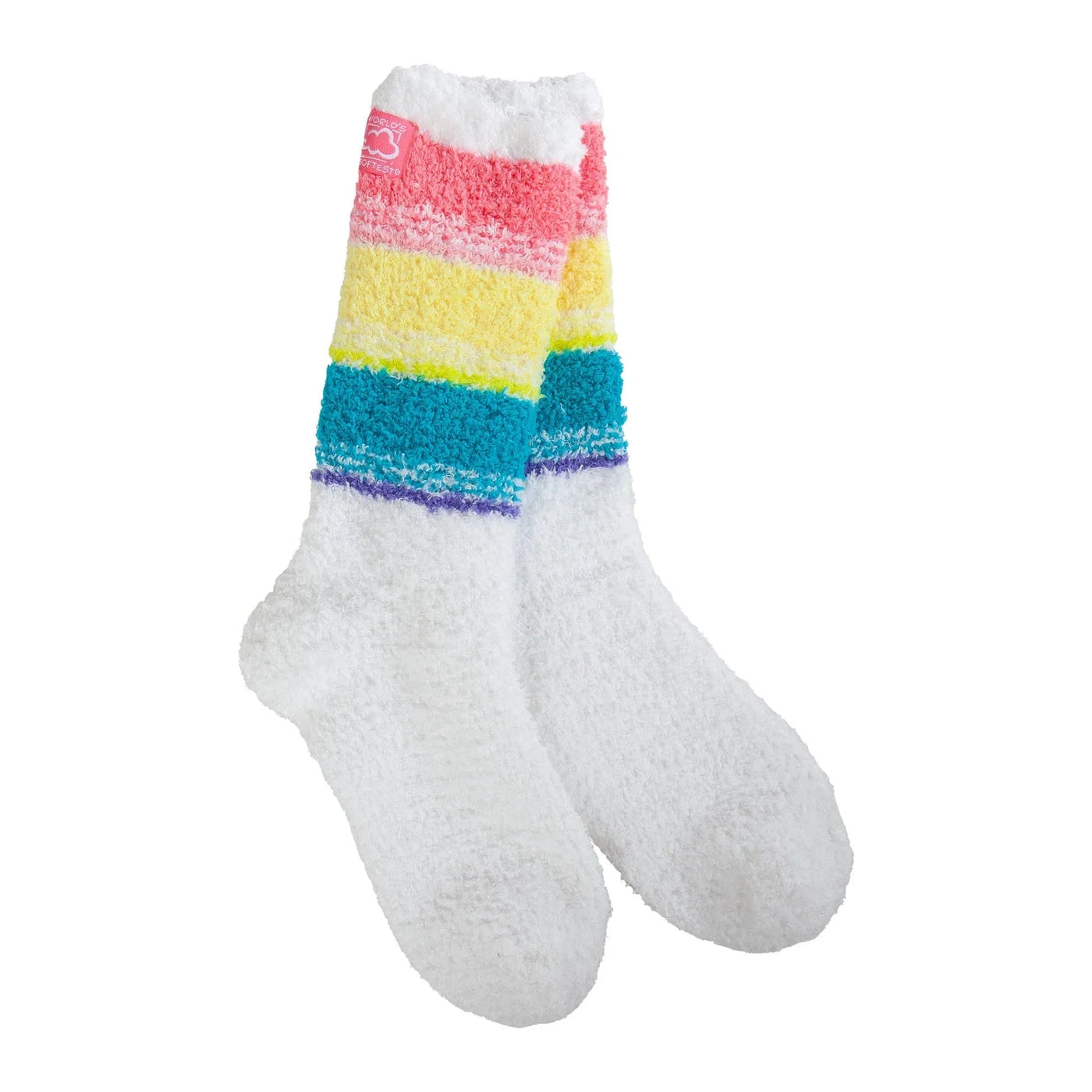 Cozy Collection: Crew Multi Stripes - Socks